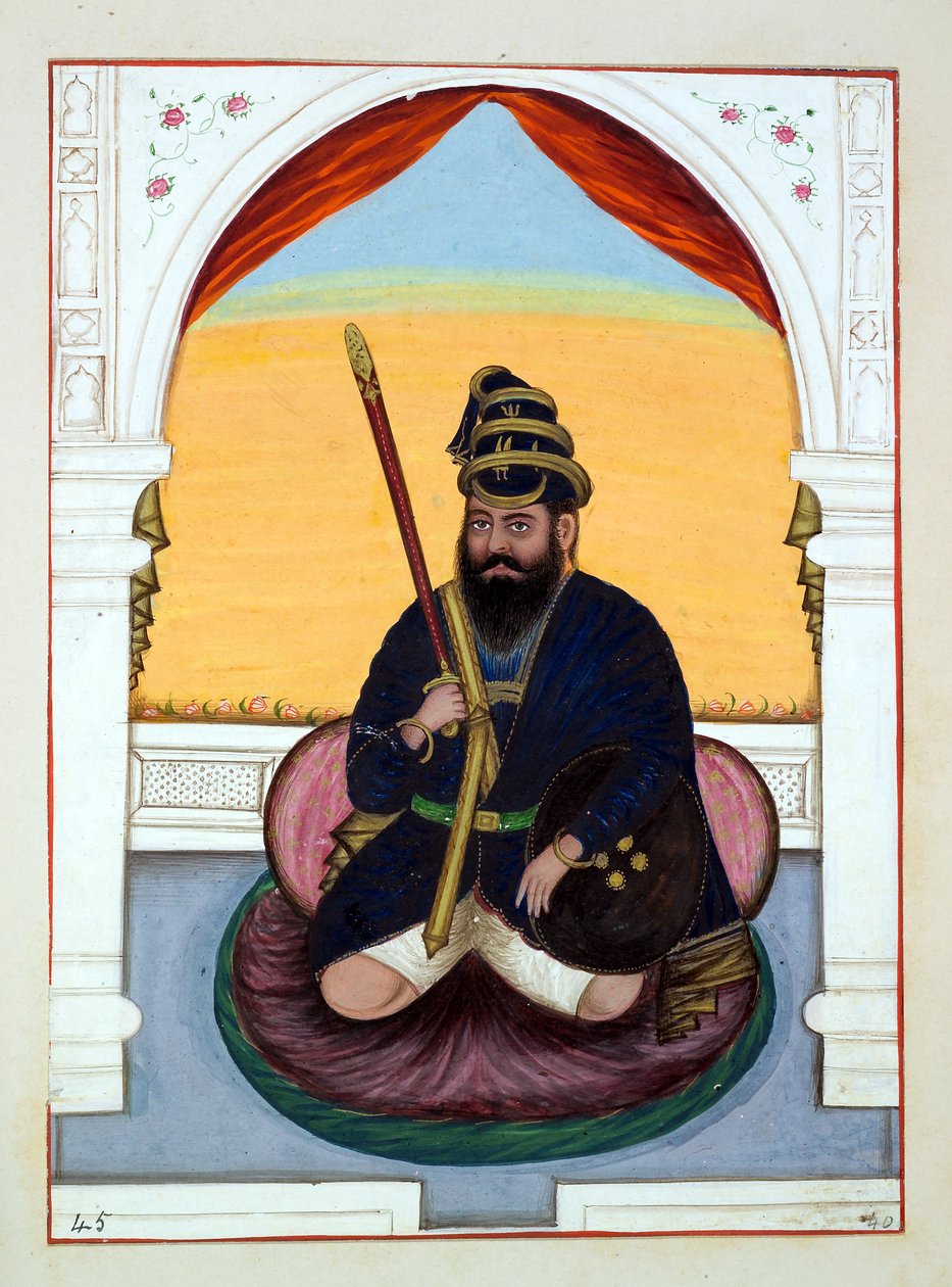 Phola Singh Nihang, dal Regno del Punjab, i suoi Sovrani e Capi, volume II da Indian School
