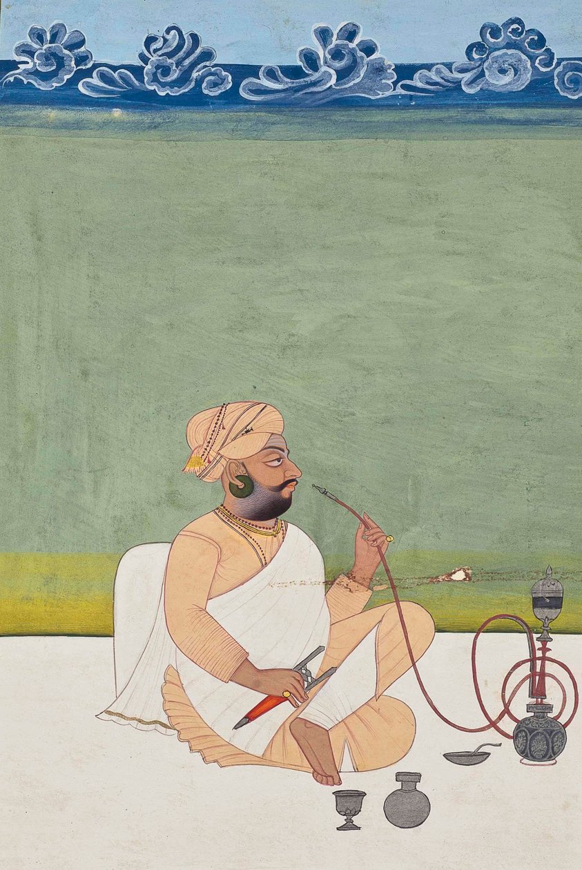 Ritratto di un Yogi Khanphata, c.1800 da Indian School