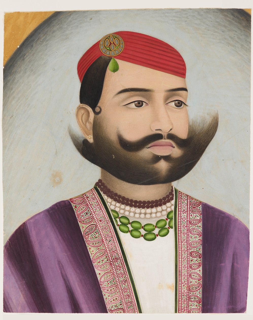 Ritratto di un uomo, probabilmente inizio XX secolo da Indian School