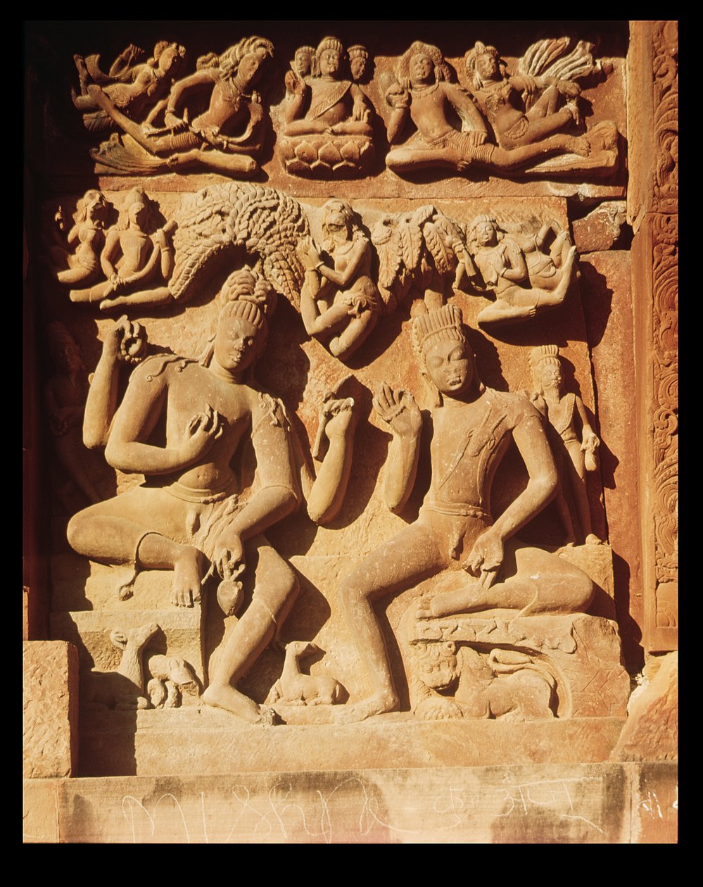 Rilievo dal Tempio di Vishnu, c.500 d.C. da Indian School