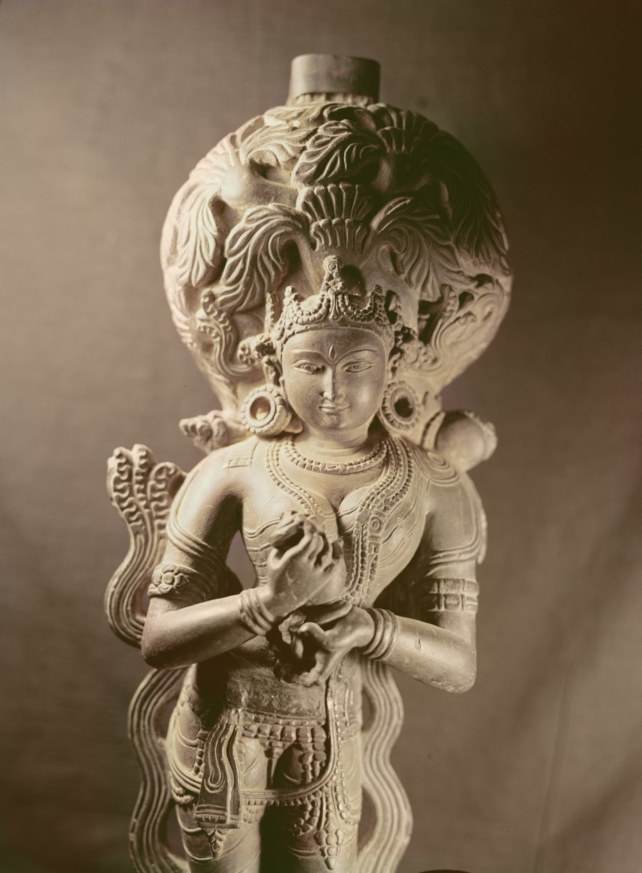 Statua di Ganga, Mahanad, Bengala, Dinastia Sena (1050-1202) da Indian School