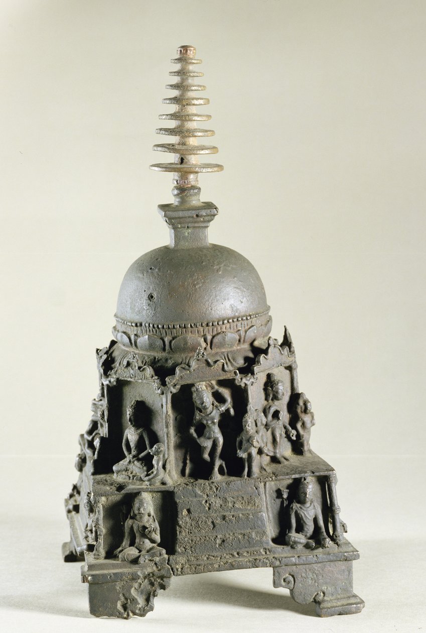 Stupa, Pala, Nalanda, Bihar da Indian School