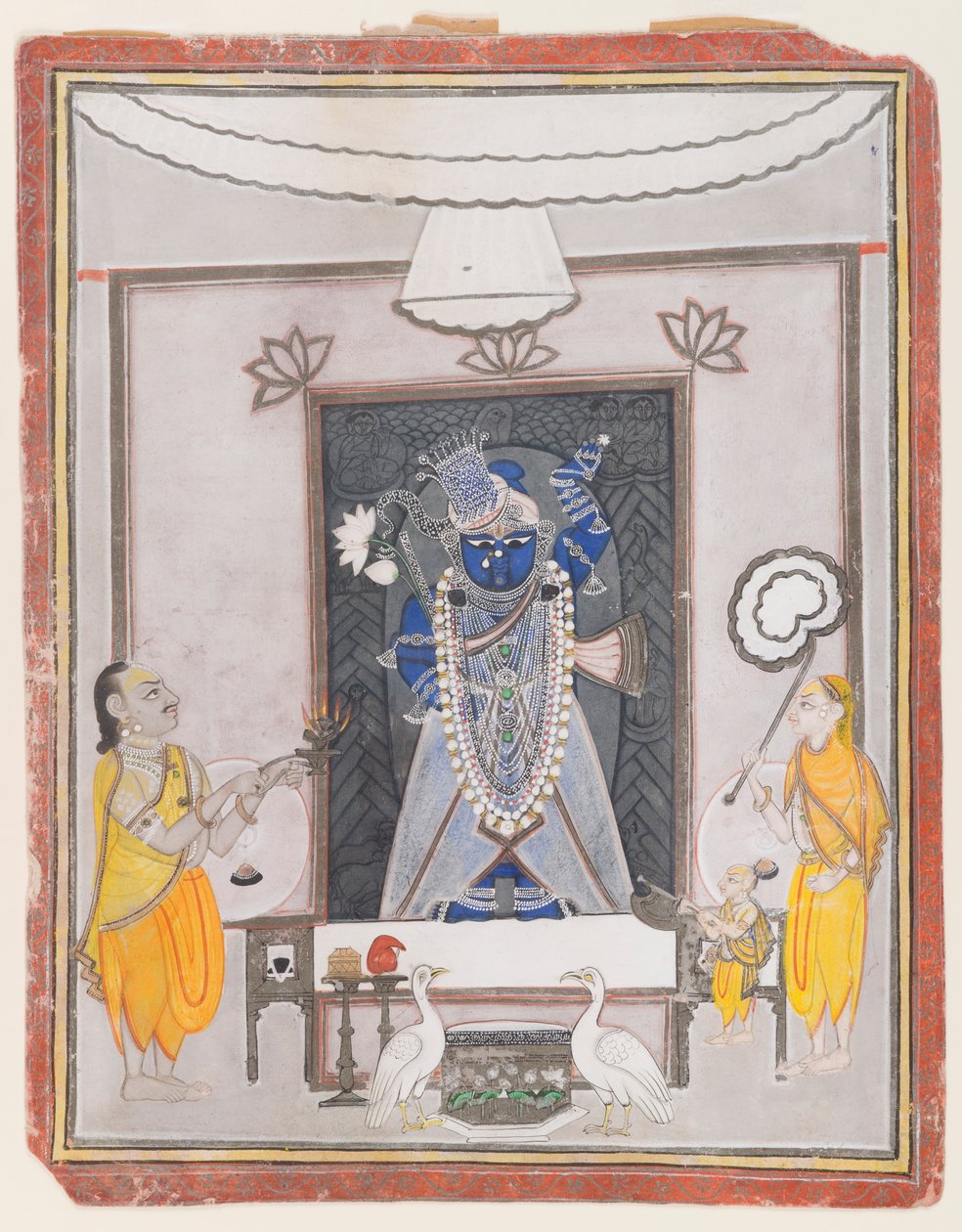 Adorazione di Shrinathaji da Indian School