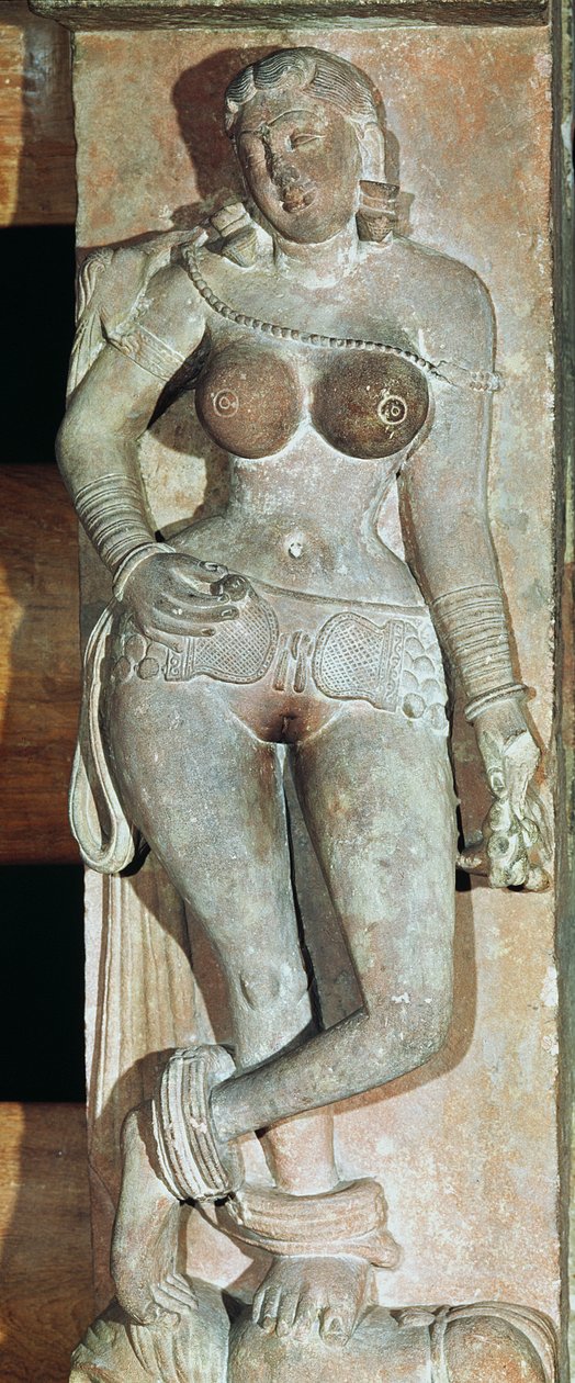 Yakshini, da un cancello buddista. Mathura, Uttar Pradesh, Periodo Kusana (30-241 d.C.) da Indian School