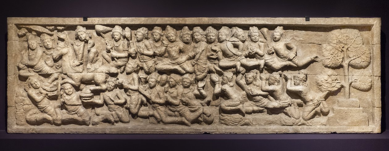 La grande partenza. Indonesia, Giava, Borodurur. Fine del XIX secolo da Indonesian