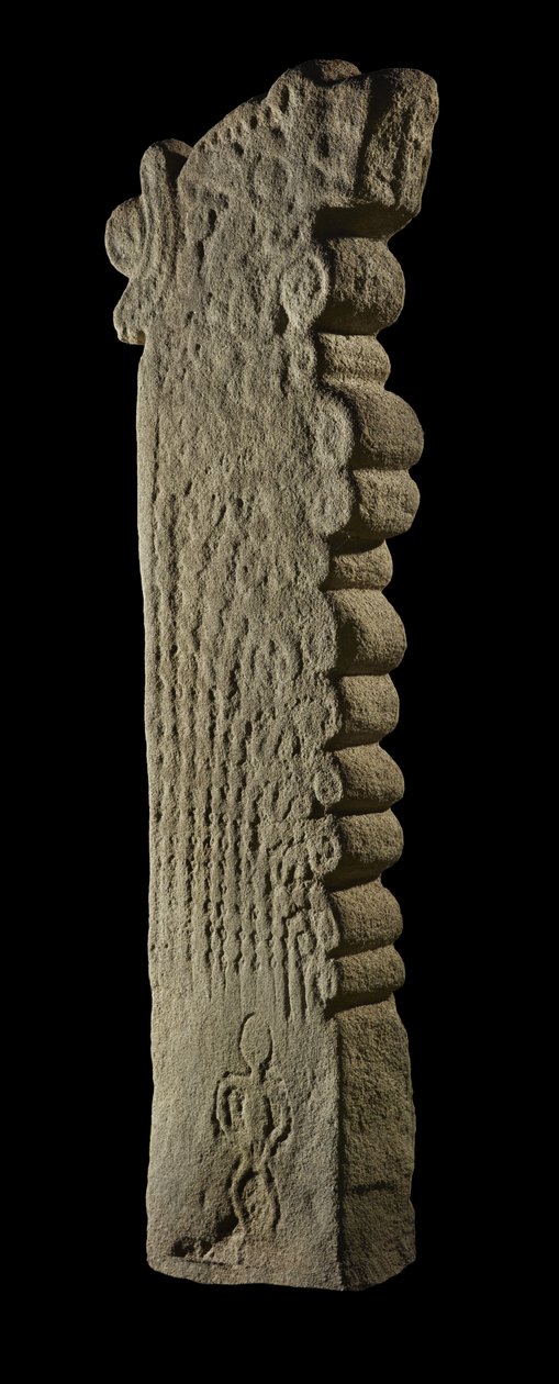 Pietra commemorativa o lapide (penji reti), c. XVIII secolo (pietra) da Indonesian School