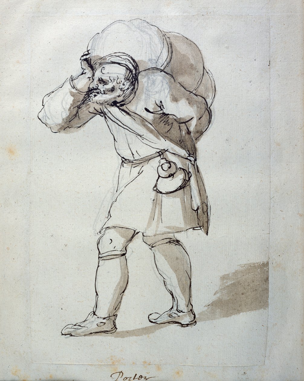 Un facchino carico da Inigo Jones