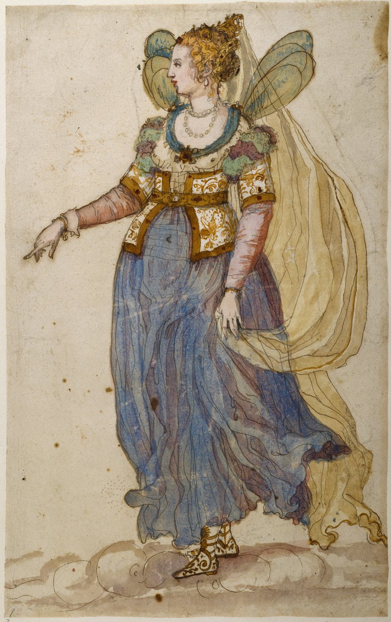 Dama mascherata da Inigo Jones