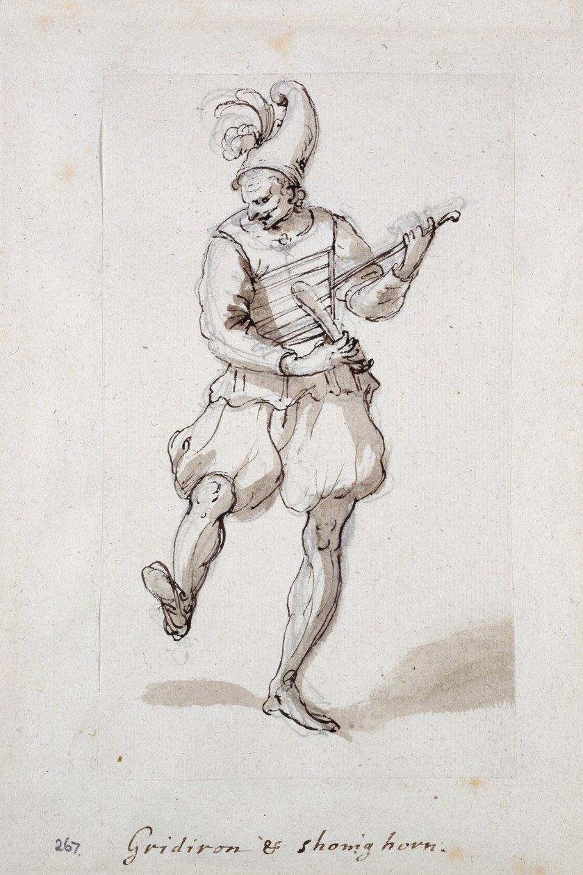 Uomo con graticola e calzascarpe da Inigo Jones