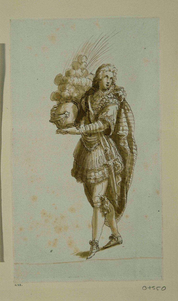 Paggio con elmo da Inigo Jones
