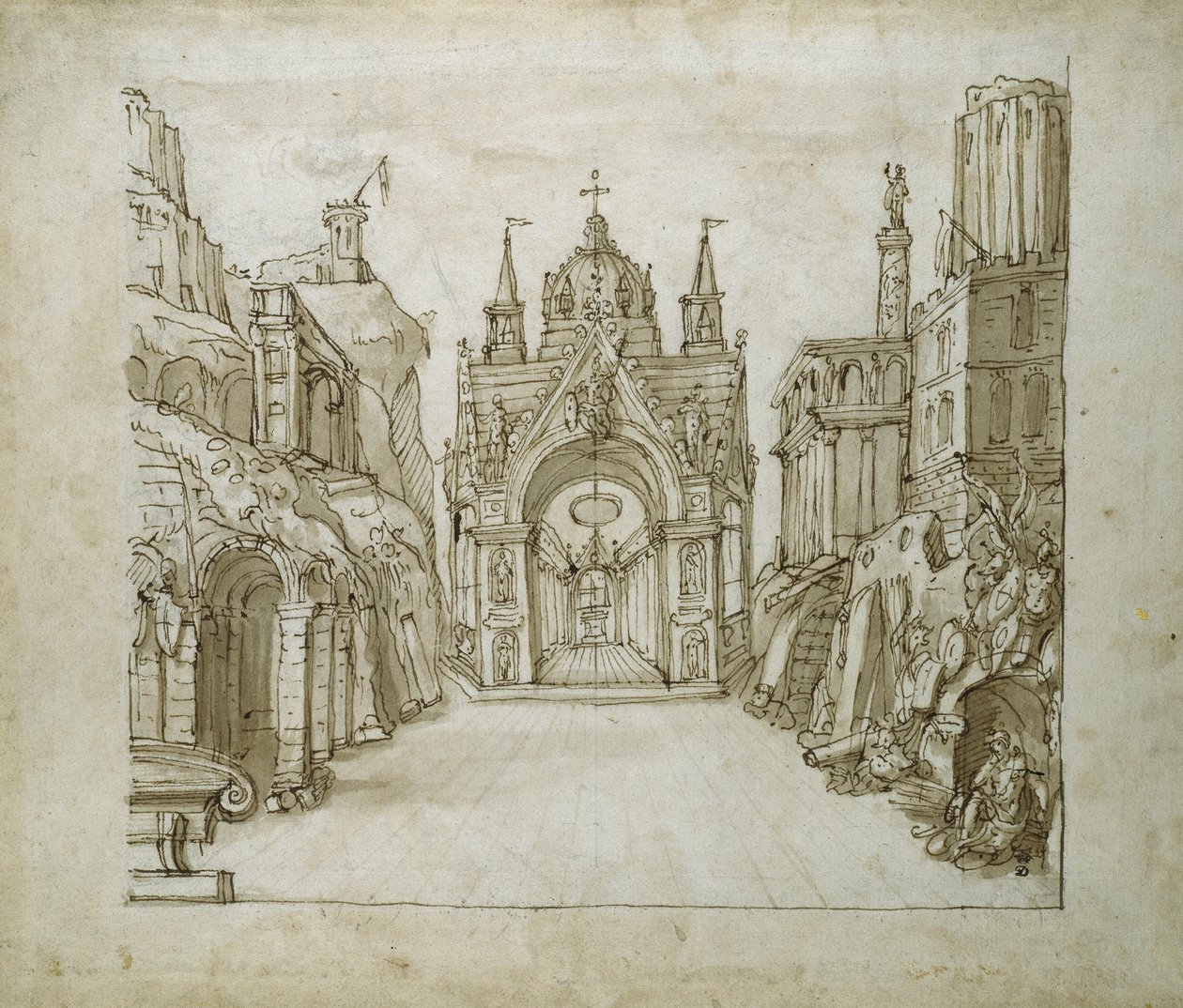 Portico di San Giorgio, c.1610 da Inigo Jones