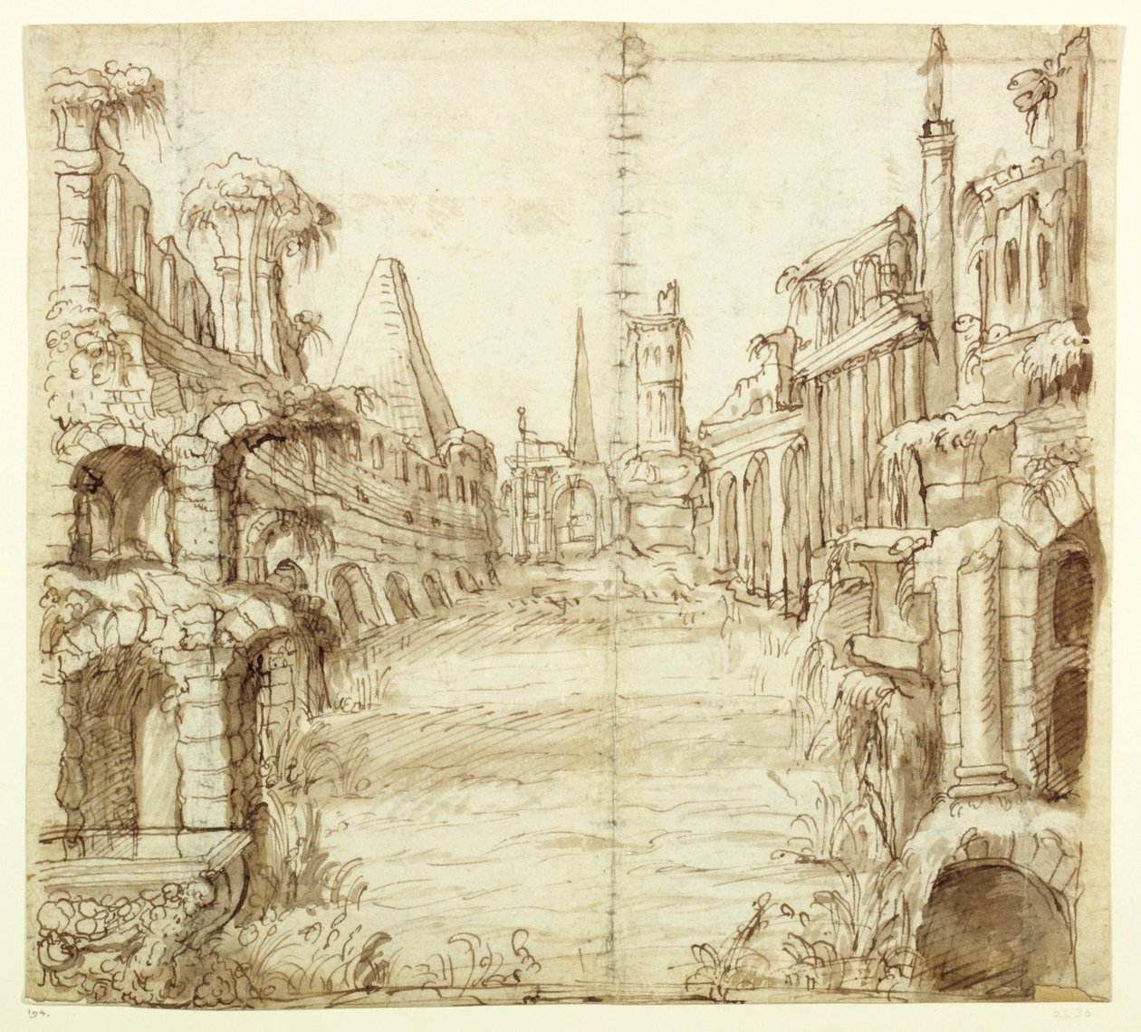 La casa caduta della cavalleria, c.1610 da Inigo Jones