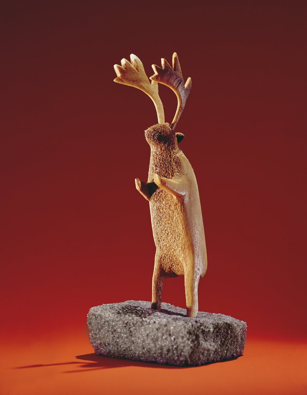 Renna, da Cape Dorset (osso di balena) da Inuit School
