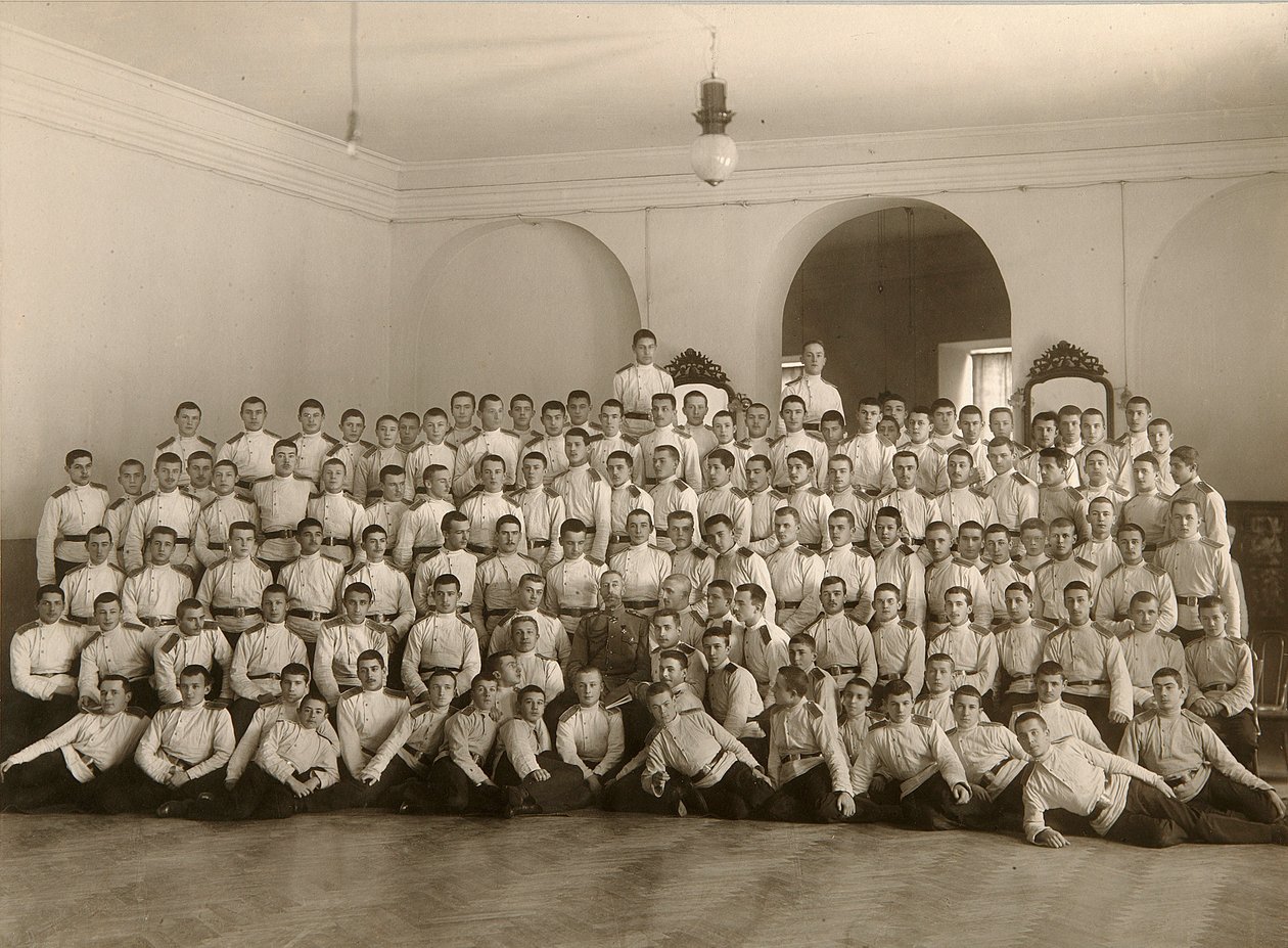 Granduca Costantino Costantinovich di Russia nel Corpo dei Cadetti, Poltava, c1870s da Iosiph Khmelevsky