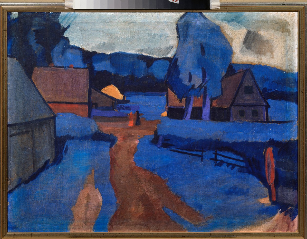 Paesaggio blu da Iosiph Solomonovich Shkolnik