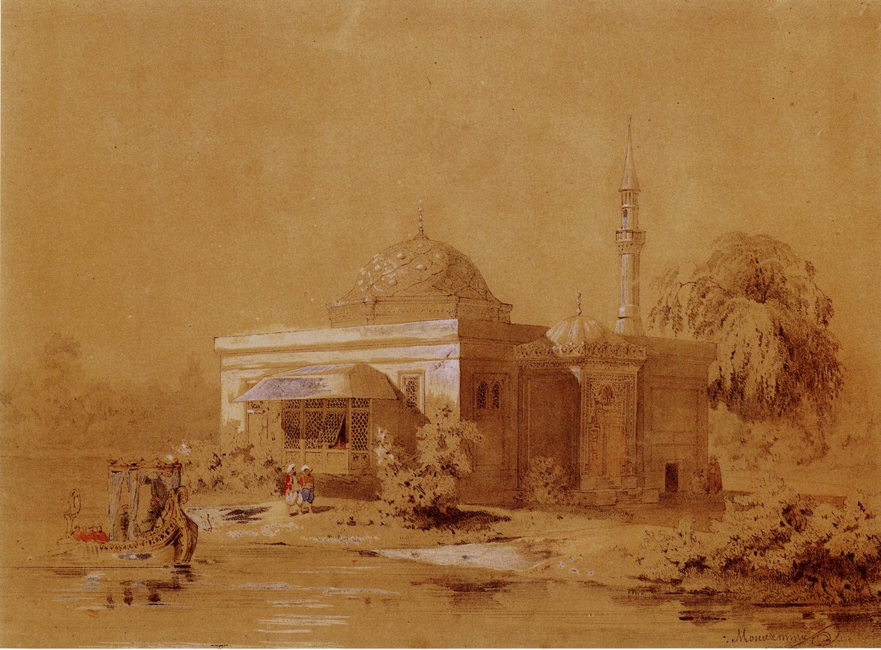 Progetto del padiglione del bagno turco nel Parco di Caterina di Tsarskoye Selo, c. 1850 da Ippolit Antonovich Monighetti