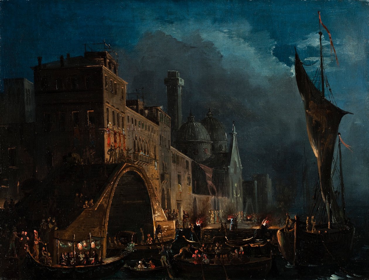 Una Notte di Gala Veneziana da Ippolito Caffi