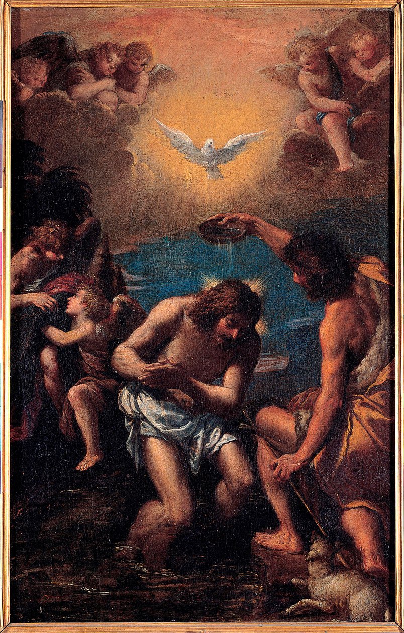 Il battesimo di Cristo da Ippolito Scarcella