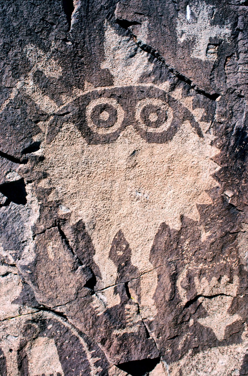 Petroglifi Anasazi (arte rupestre) in New Mexico da Ira Block