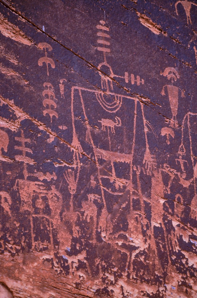 Arte rupestre Anasazi - lo Utah è molto ricco di rovine di abitazioni rupestri Anasazi e arte rupestre da Ira Block