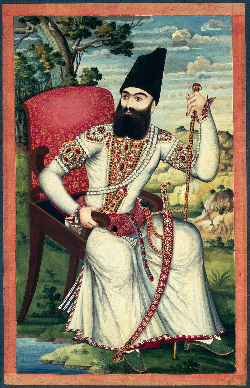 Ritratto del Principe Abbas Mirza, ca 1820 da Iranian Master