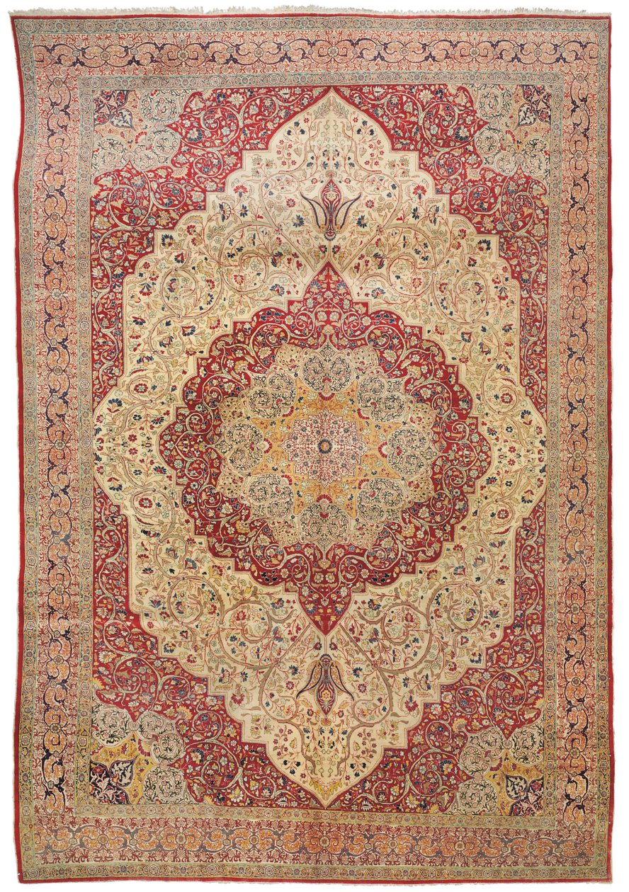 Tappeto Haji Jalili Tabriz, c.1890 da Iranian School