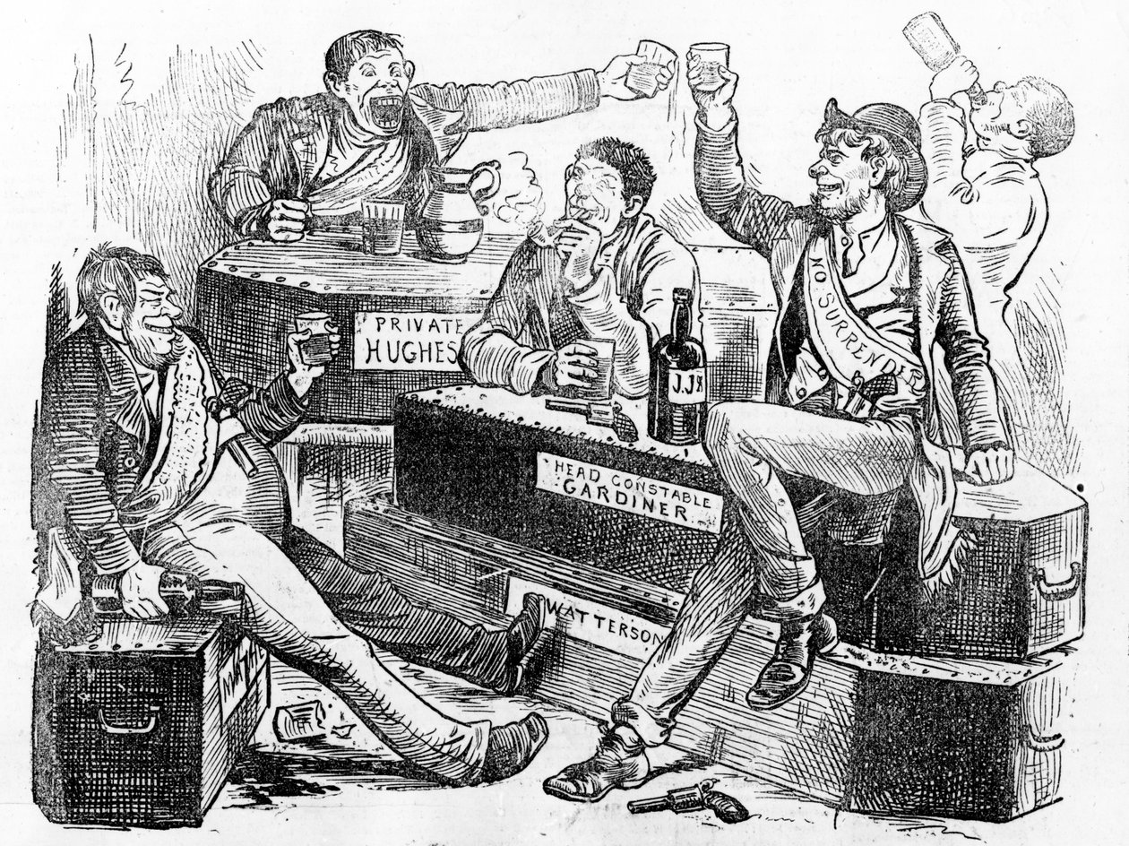Una gloriosa celebrazione, 1886 da Irish School