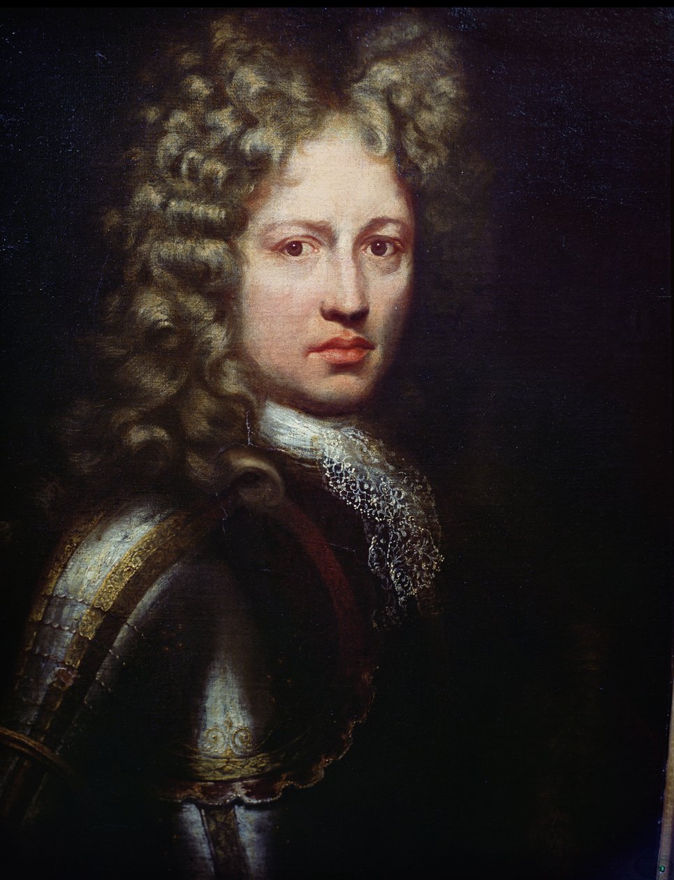 Ritratto di Patrick Sarsfield, conte titolare di Lucan (m.1693) giacobita irlandese e soldato da Irish School