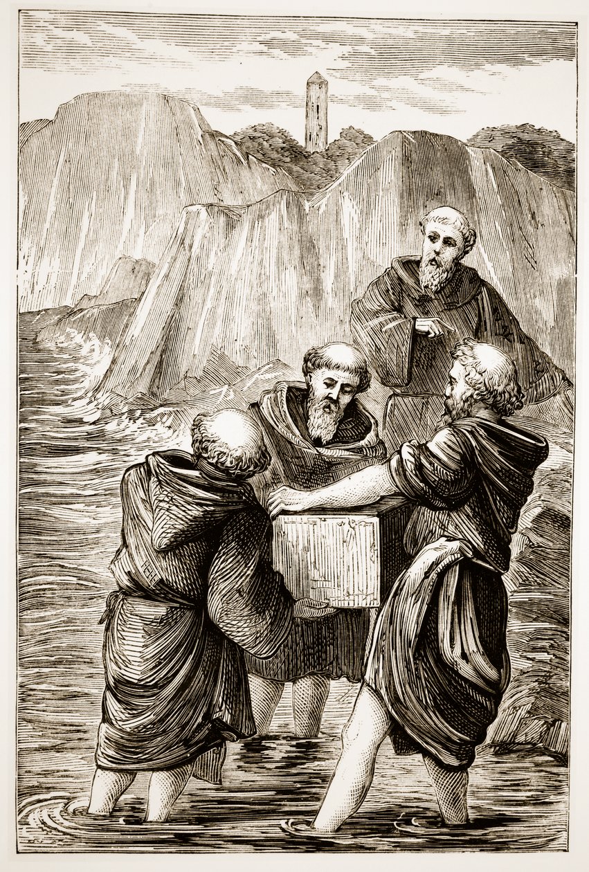 La scatola di Santa Brigida, da The Trias Thaumaturga, o Tre santi miracolosi d