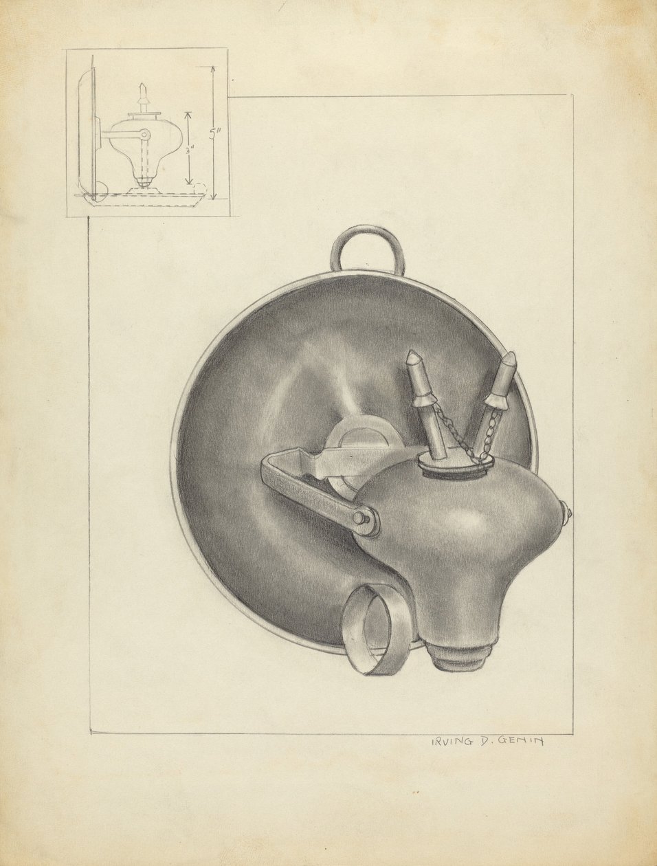 Lampada da Irving D. Genin