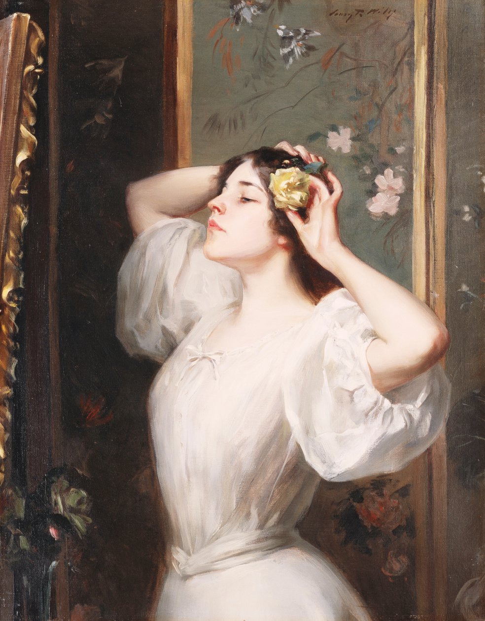 La Rosa Gialla, c.1900 da Irving Ramsay Wiles