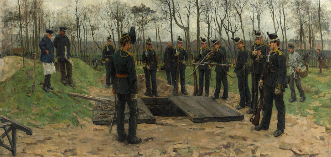 Funerale Militare da Isaac Israels