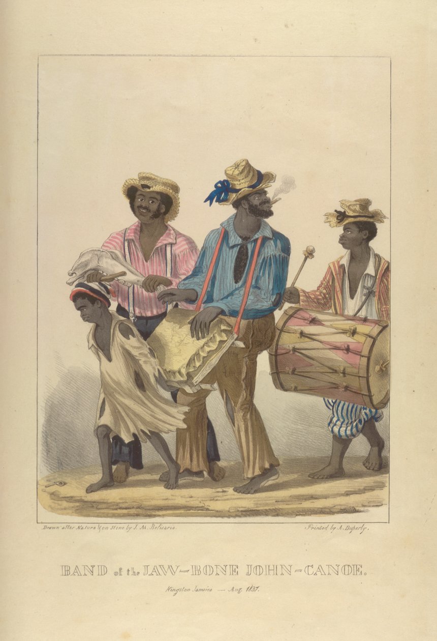 Banda di Jaw-Bone John-Canoe, illustrazione da 