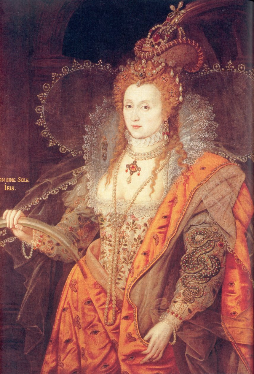 Il ritratto arcobaleno della regina Elisabetta I da Isaac Oliver