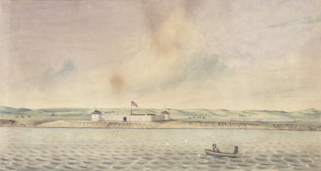 Forte Union, Missouri, 1843 da Isaac Sprague