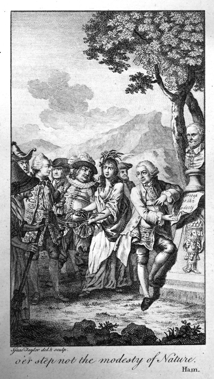 Non oltrepassare la modestia della Natura, 1770 da Isaac Taylor
