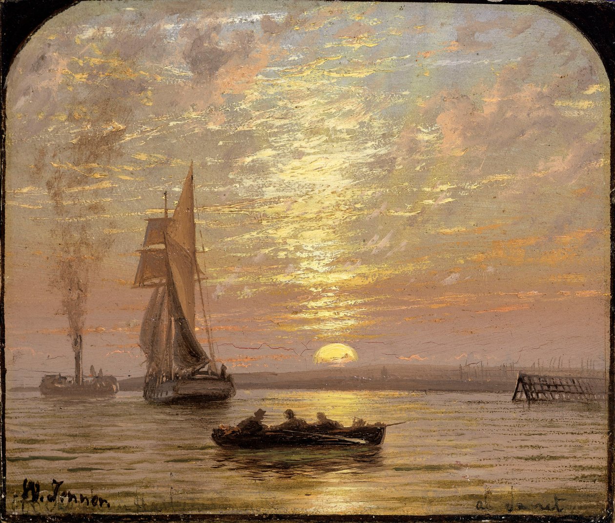 Al Tramonto, c.1875 da Isaac Walter Jenner