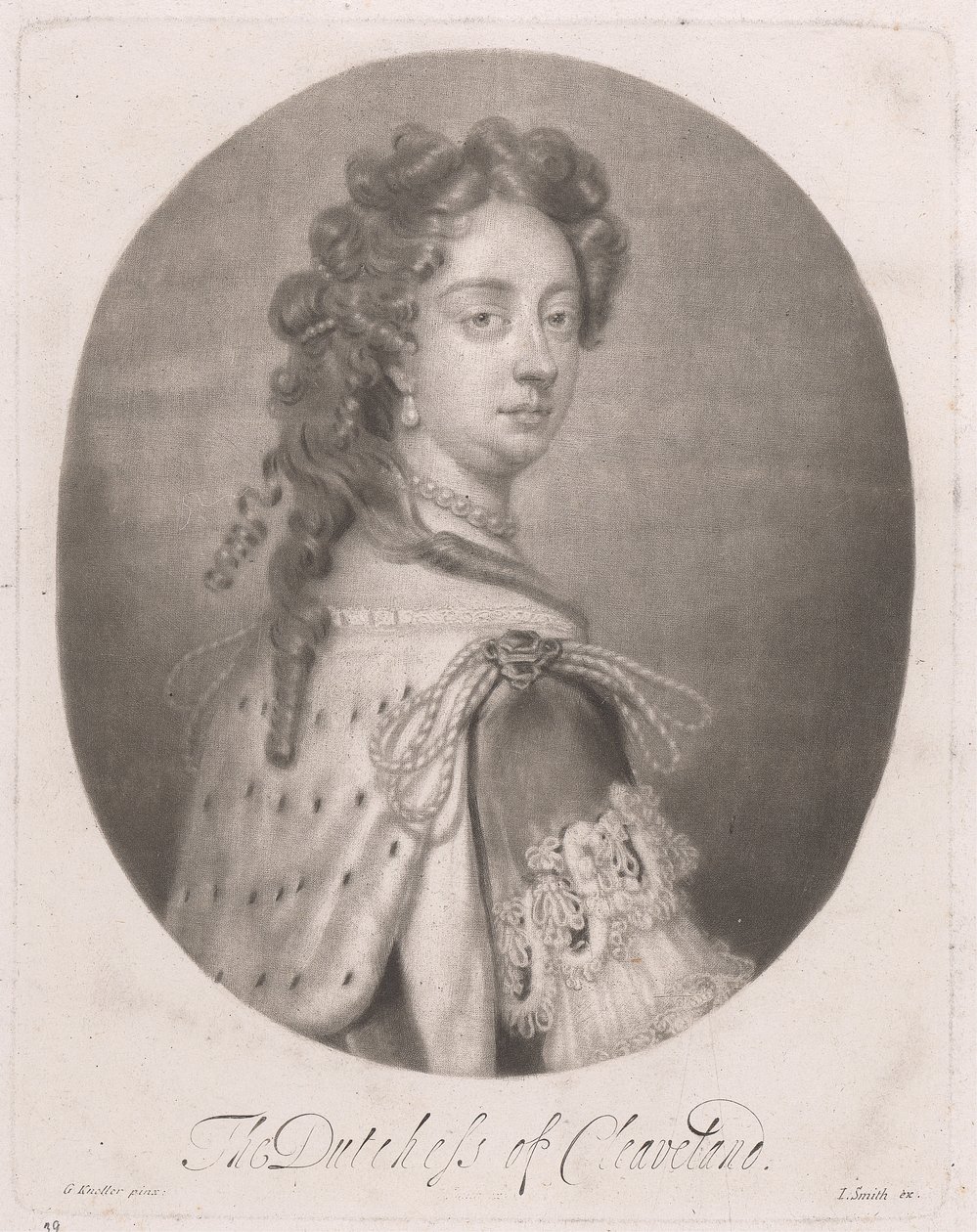 Barbara, Duchessa di Cleveland (m. 1709) da Isaac Beckett