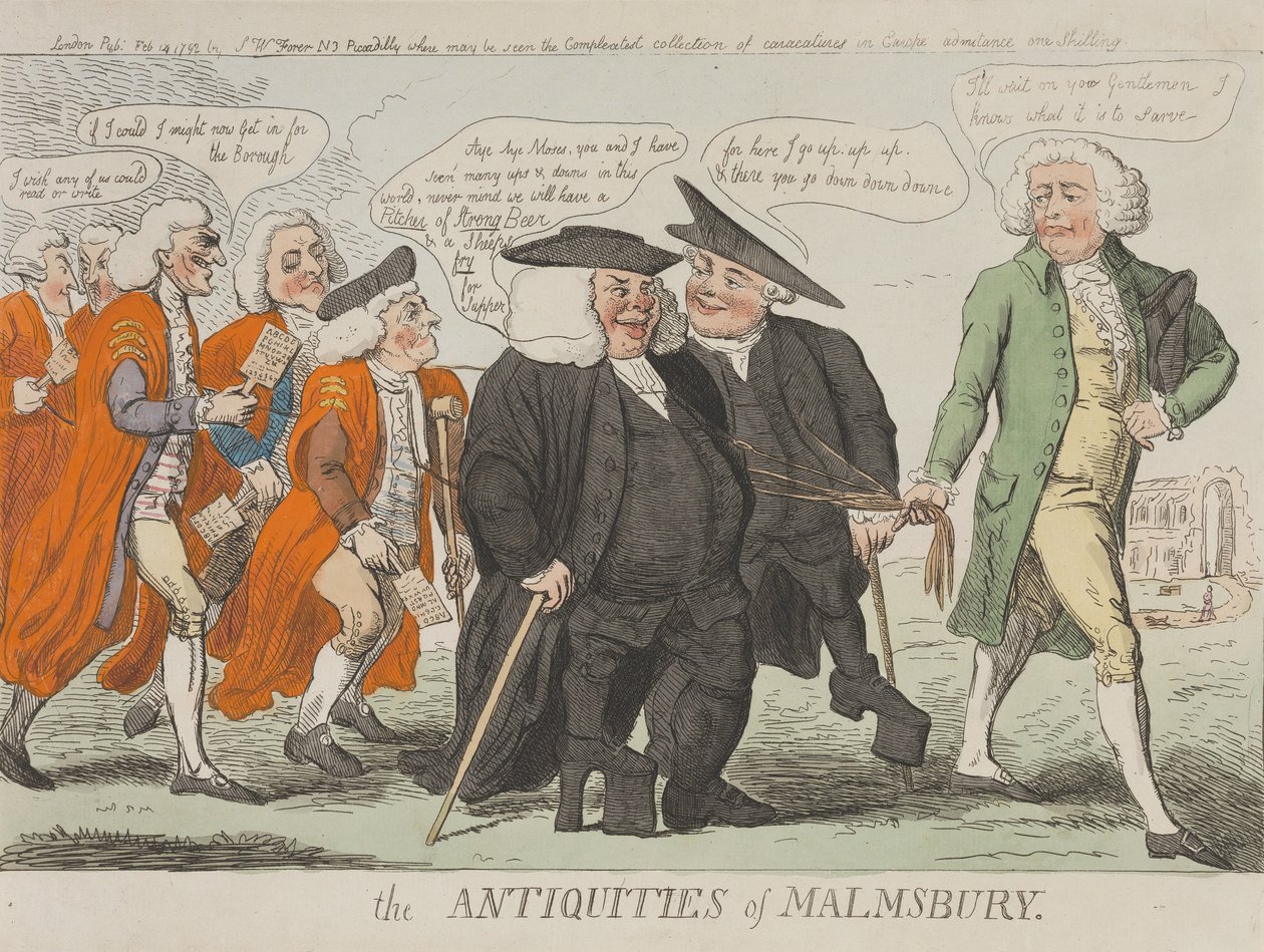 Die Altertümer von Malmsbury da Isaac Cruikshank