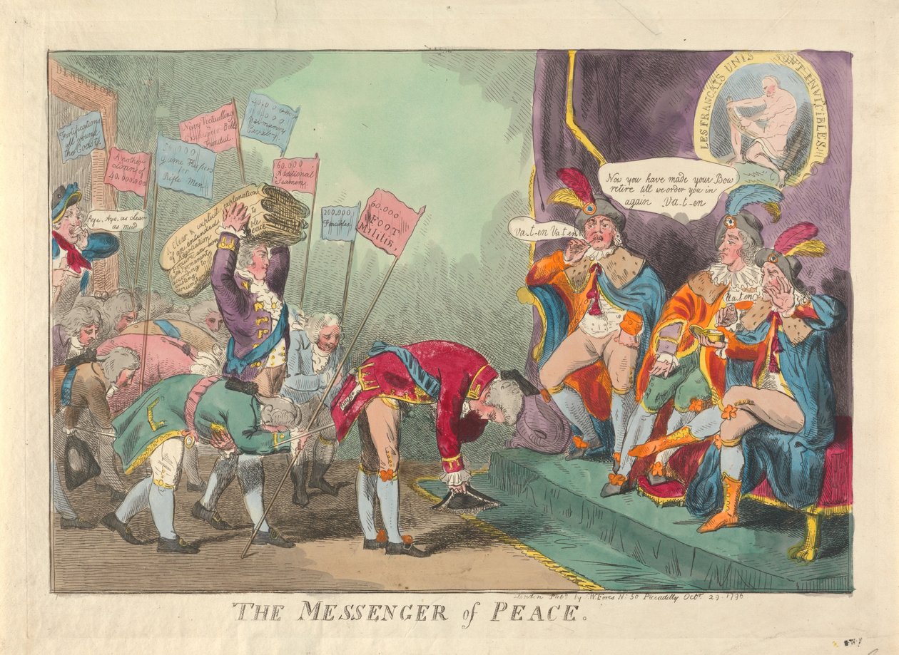 Der Friedensbote da Isaac Cruikshank
