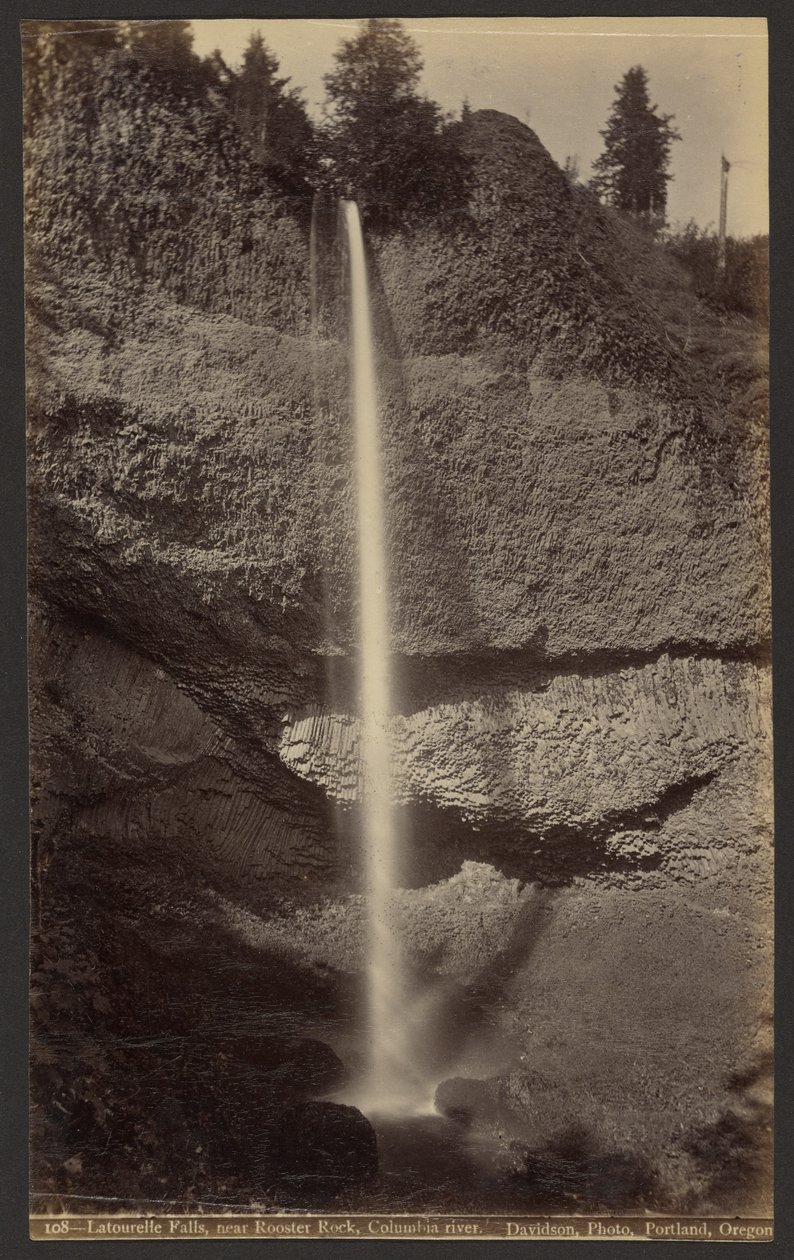 Cascate di Latourelle, vicino a Rooster Rock, fiume Columbia da Isaac Grundy Davidson