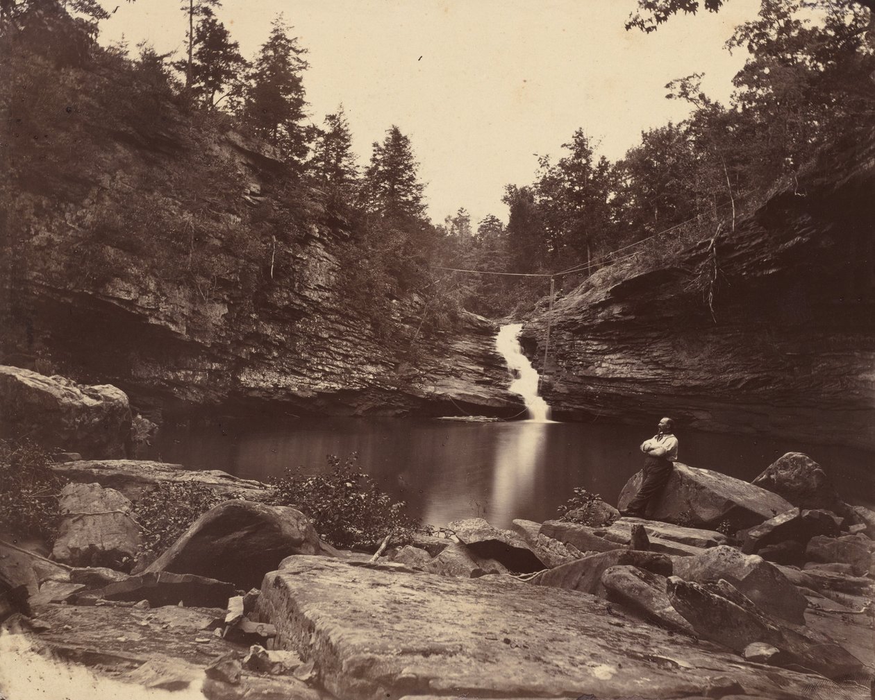 Lula Lake, Lookout Mountain, Georgia, 1864-1865 da Isaac H. Bonsall