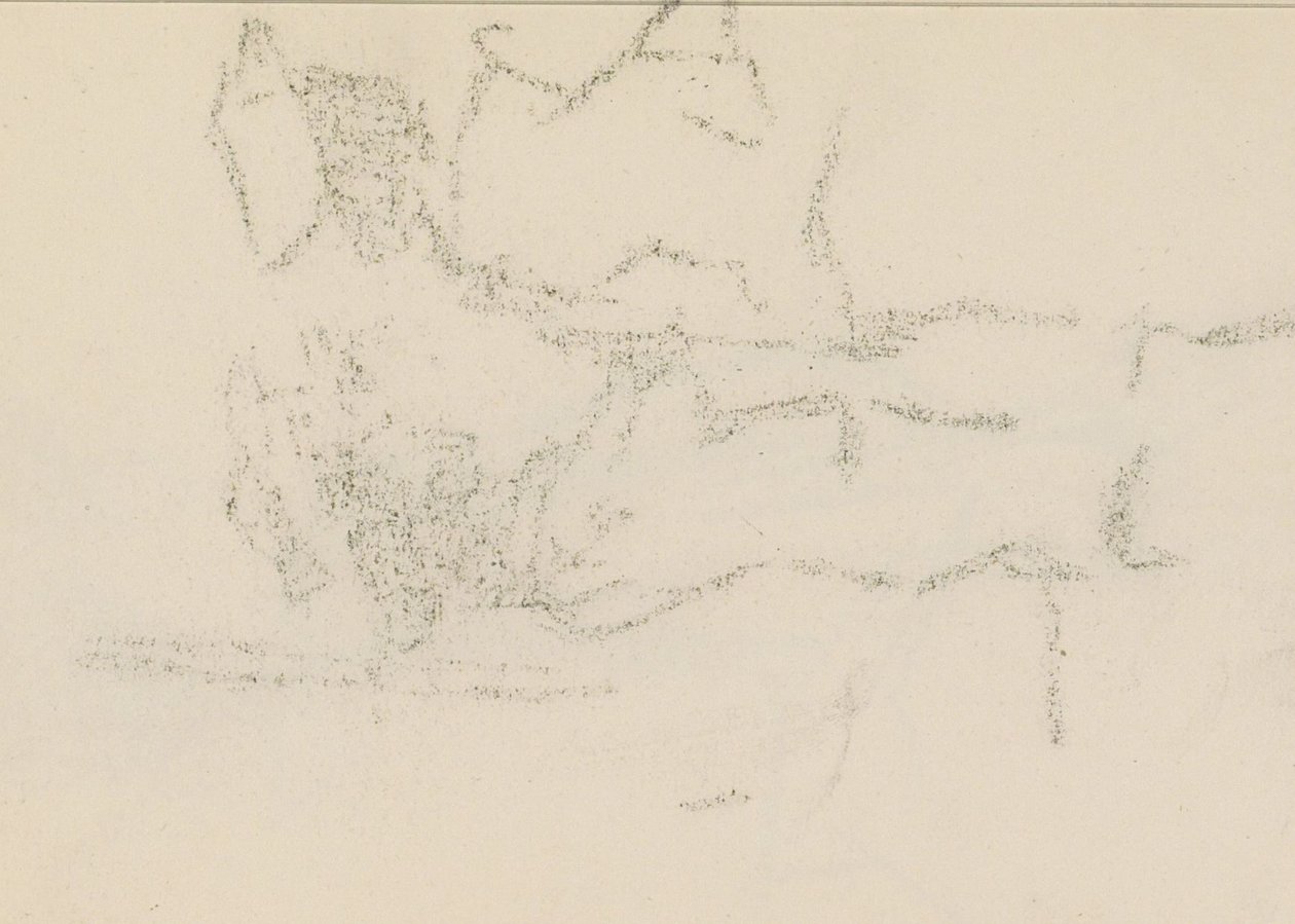 Abklatsch del disegno a matita a pagina 13 da Isaac Israels