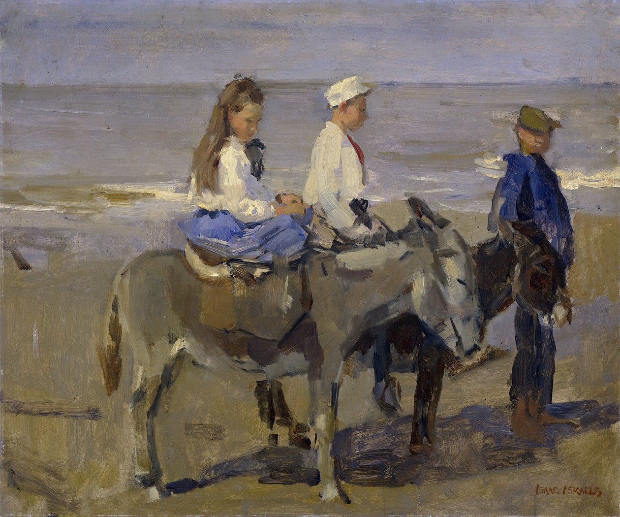 Ragazzo e Ragazza su Asini da Isaac Israels