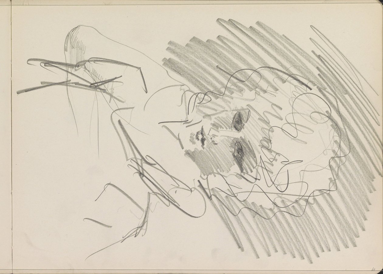 Busto di una donna con riccioli da Isaac Israels