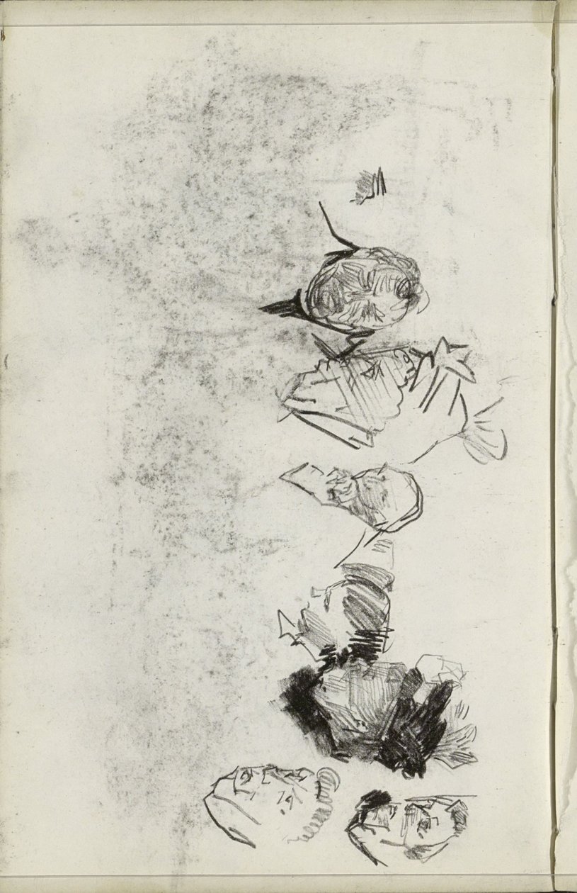 Teste di uomini e donne da Isaac Israels
