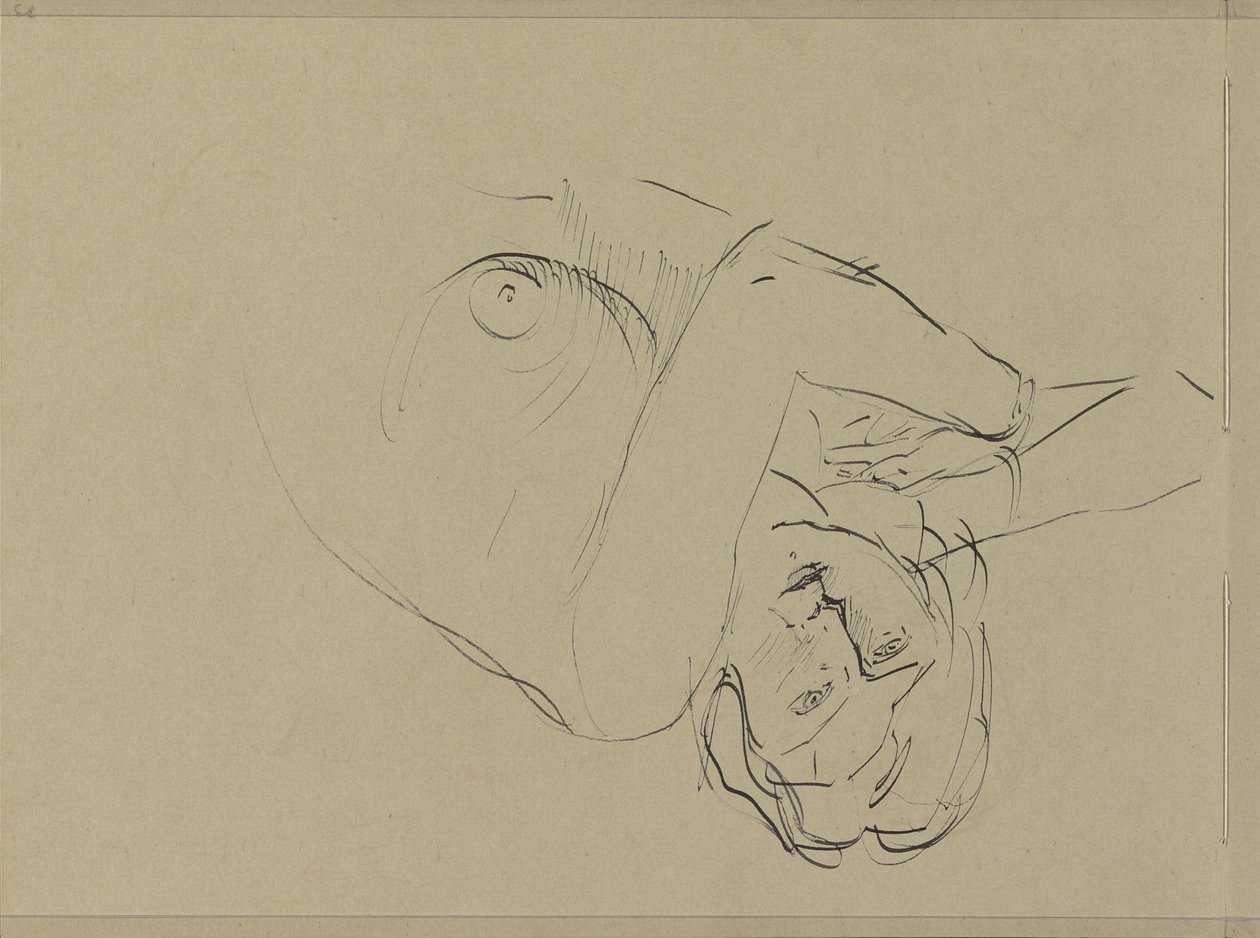 Nudo femminile reclinato da Isaac Israels