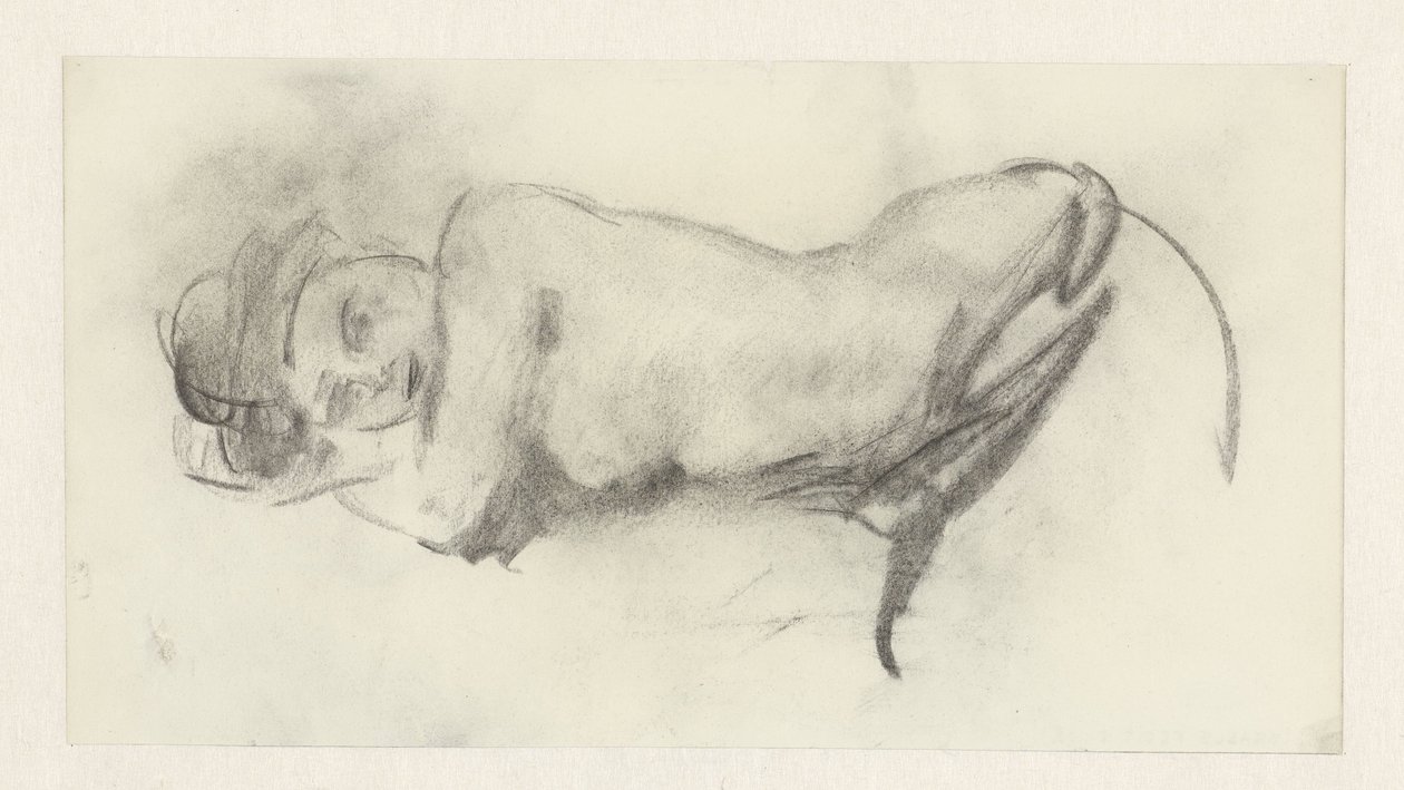 Nudo femminile reclinato da Isaac Israels