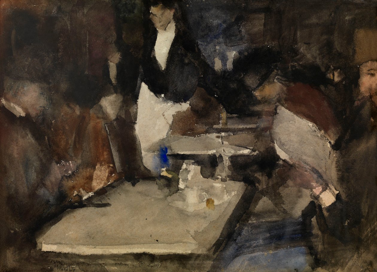 Ristorante «Mille Colonnes» ad Amsterdam da Isaac Israels
