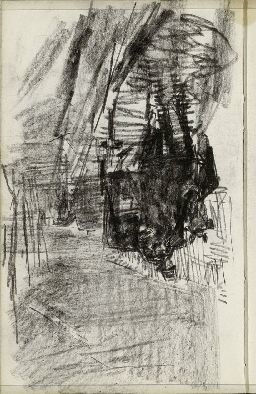 Carrozze in strada da Isaac Israels